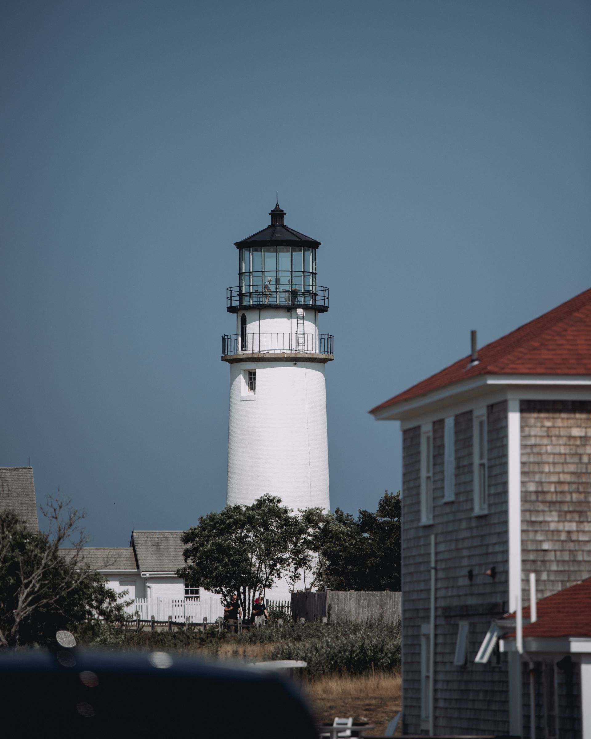 Cape Cod lighthouse on a clear summer day